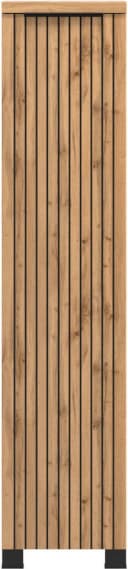 Midischrank WELLTIME Braun wotaneiche 1 Tür Reversibel Bild 3