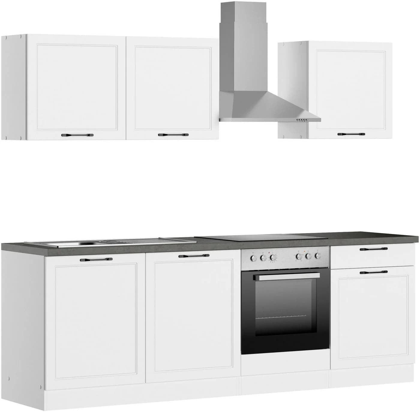 KOCHSTATION Küchenzeile KS-Lani Weiß Landhausstil - Bild 3