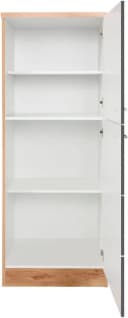 KOCHSTATION Seitenschrank KS-Wien Modern Grau Braun Bild 1