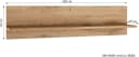 Wandboard Kochstation KS-Milan Wotaneiche Bild 3