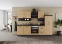 KOCHSTATION Küchenzeile KS-Frieda 280cm CPL-Beschichtung Grau/Beige Bild 1