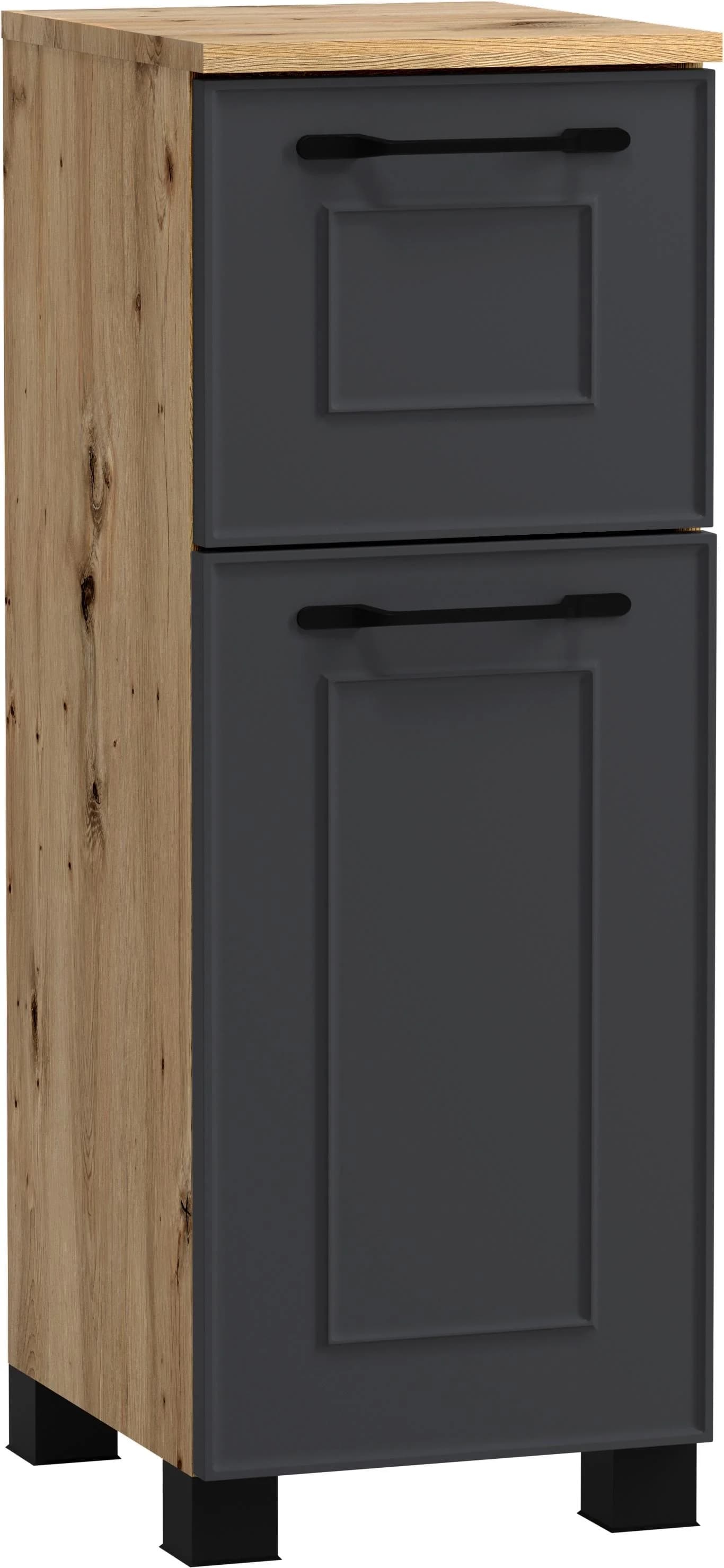 WELLTIME Unterschrank CADIZ matt grau mit Softclose