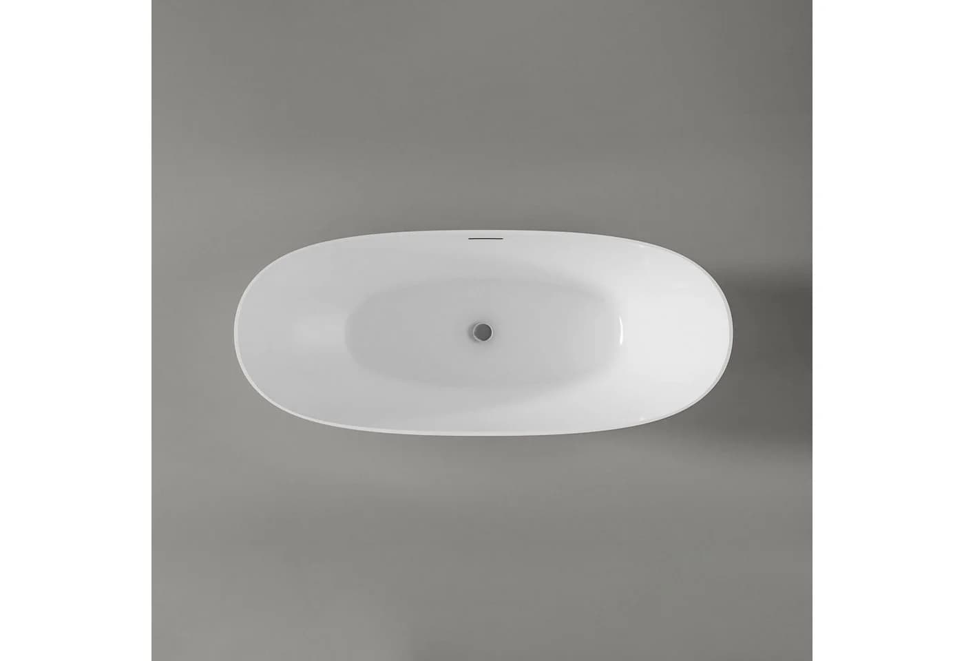 Bernstein Freistehende Badewanne Acryl Oval 170x72 cm - Bild 3