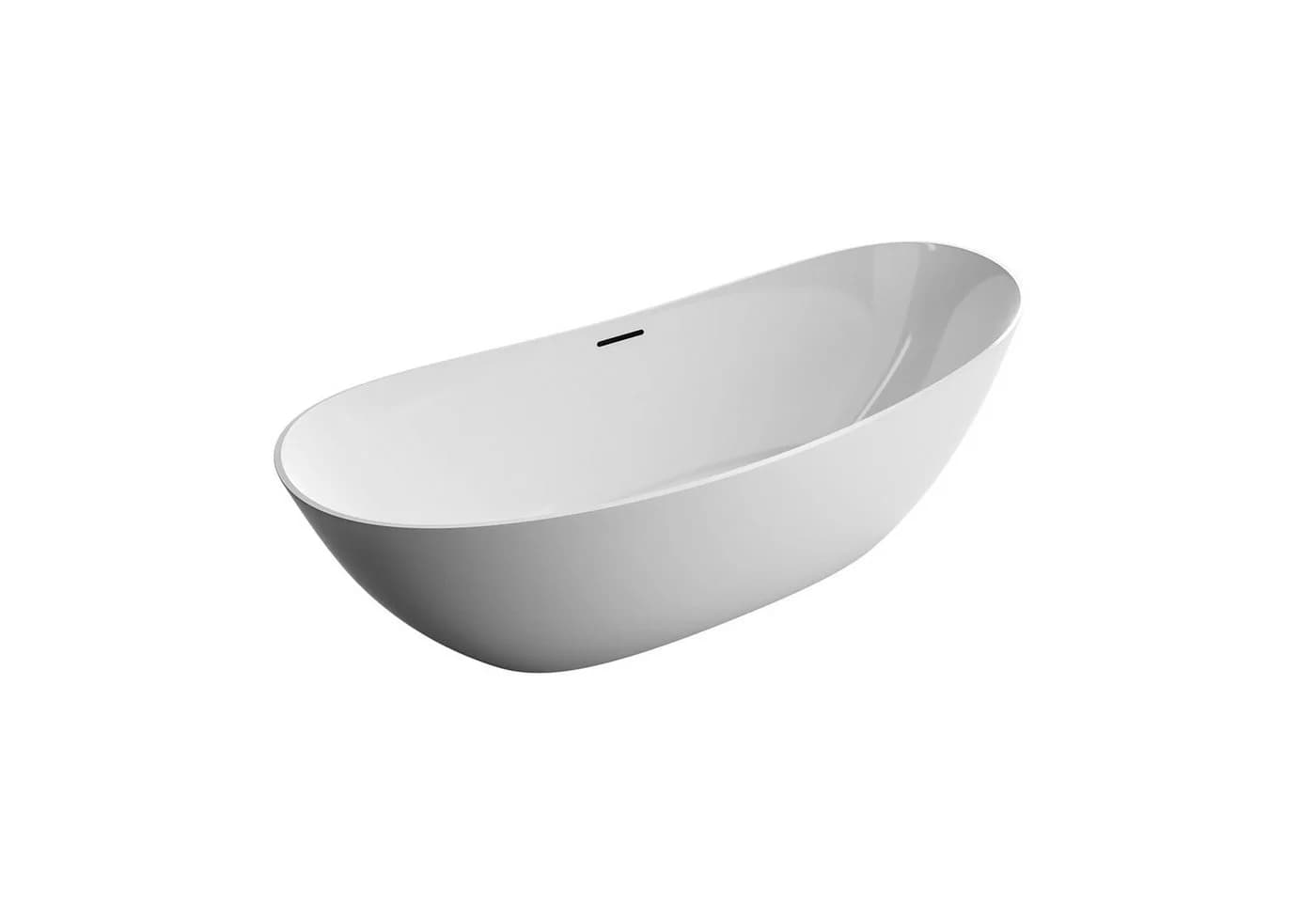 Bernstein Freistehende Badewanne Acryl Oval 170x72 cm - Bild 4