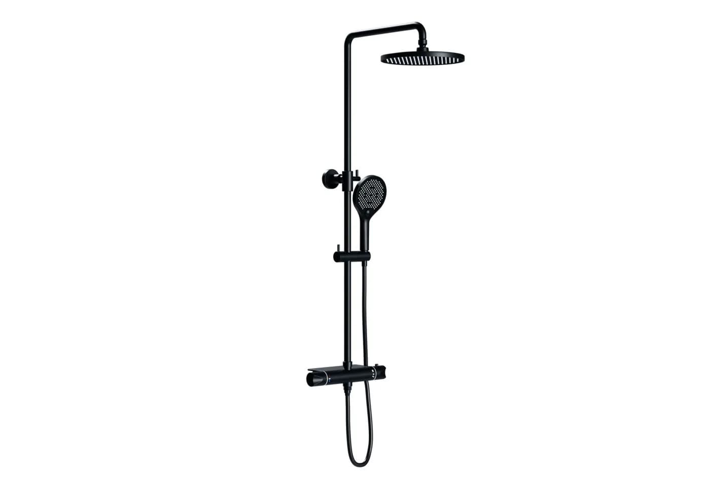 Bernstein Duschsystem 8221 PRO Thermostat Duschsäule Schwarz - Bild 2