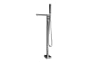 Freistehende Wannenarmatur NT7562 Chrom mit ABS-Handbrause Bild 2