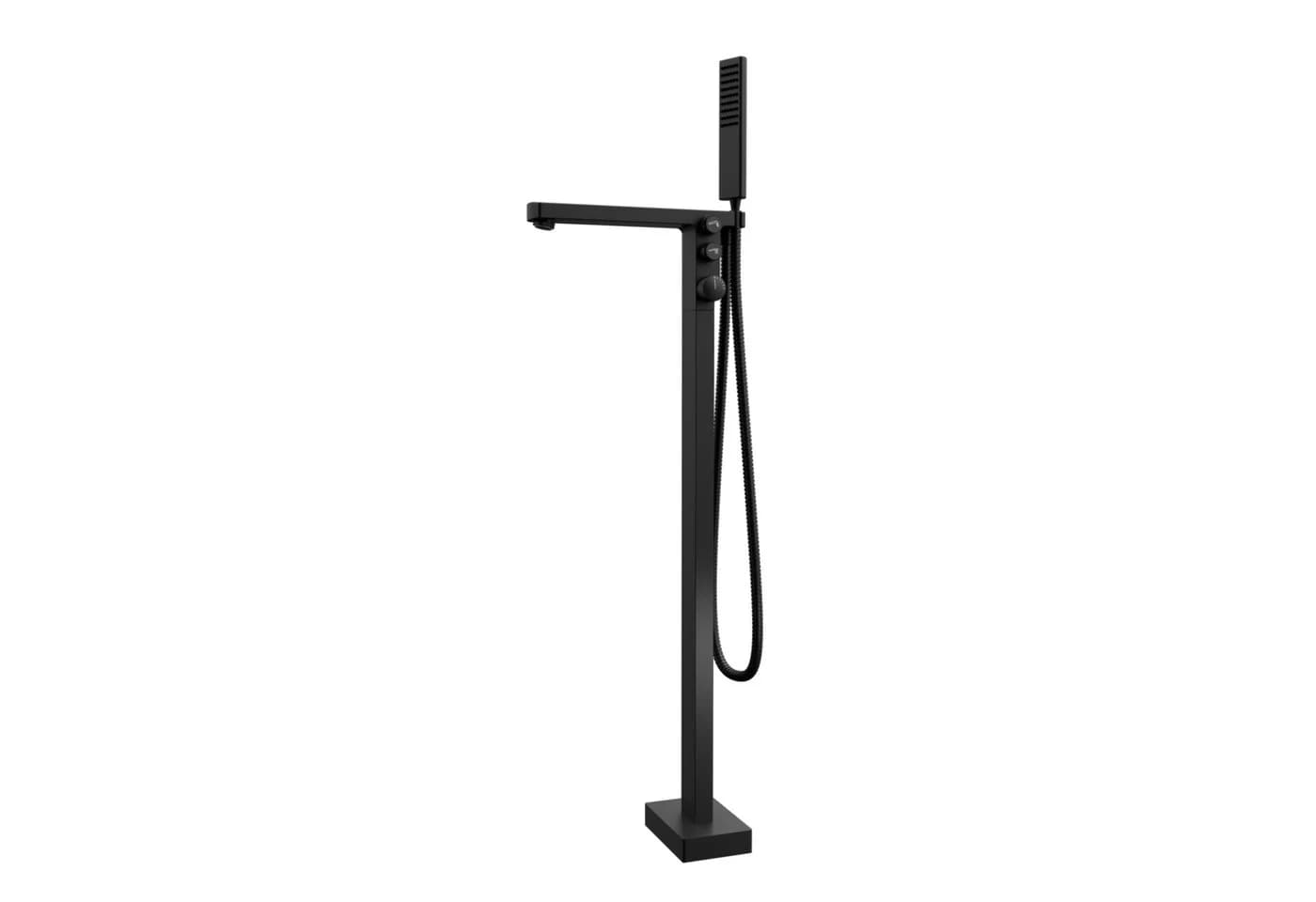 Bernstein Wannenarmatur NT7562 Standarmatur Chrom Schwarz Matt - Bild 2