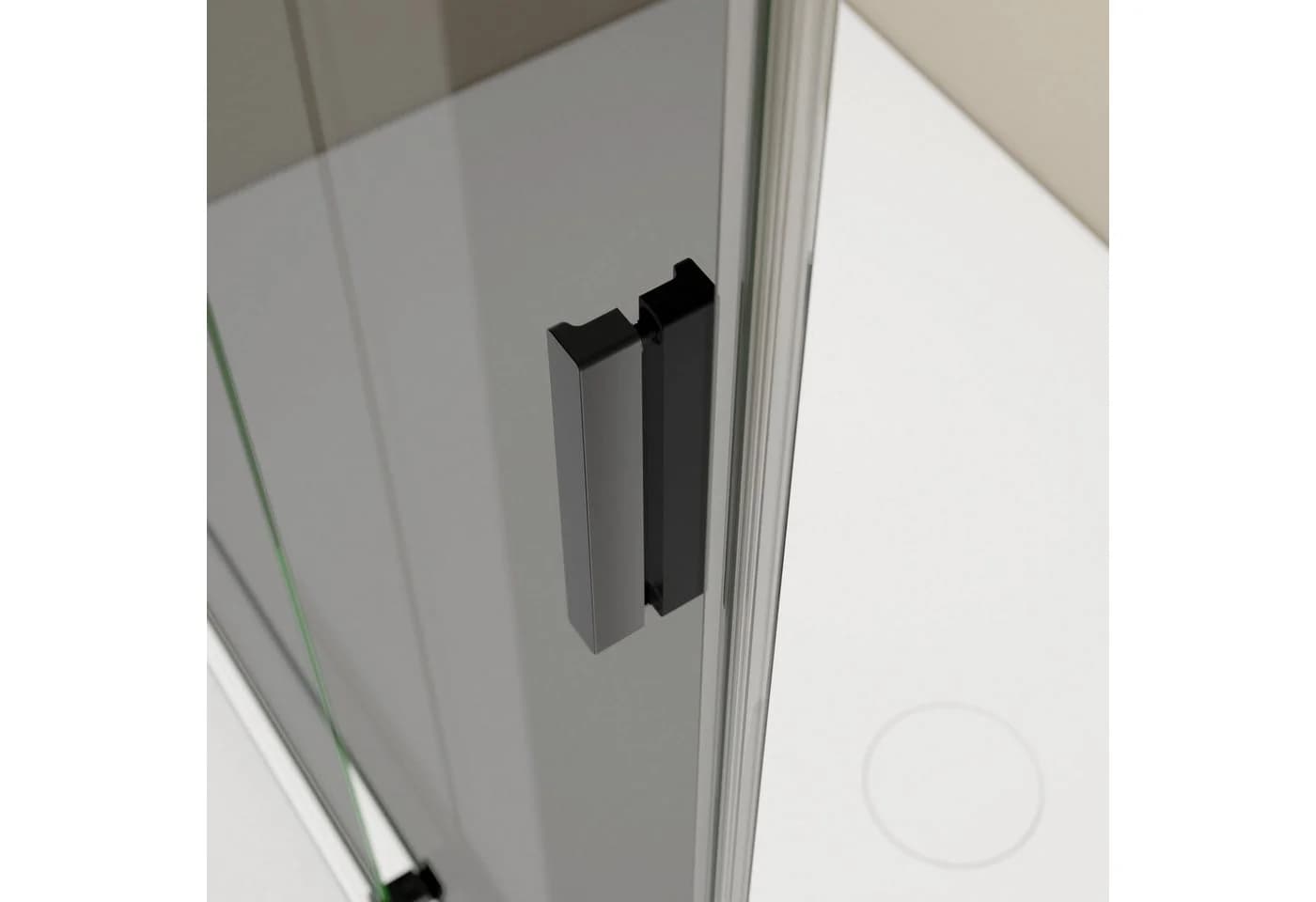 Bernstein Eckdusche NT806 FLEX Schwarz Grau ESG-Glas - Bild 4