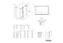 Bernstein Eckdusche NT806 FLEX Schwarz Grau ESG-Glas Bild 5