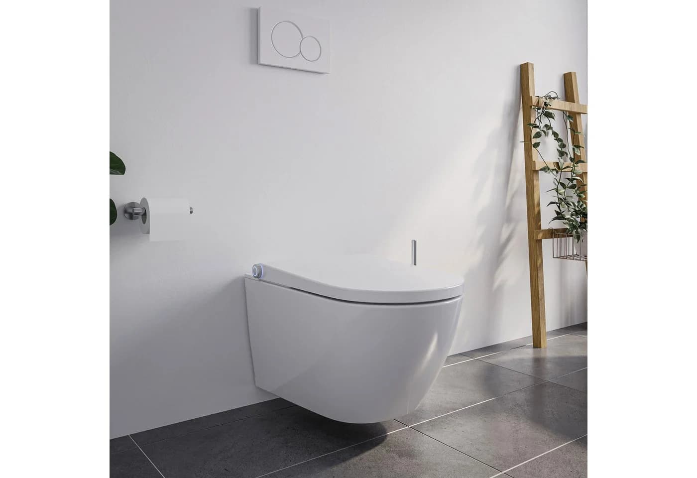 Bernstein Dusch-WC Premium 1102 Weiß mit Sitzheizung und LED-Nachtlicht - Bild 4