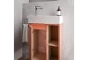 BELDIVO Badmöbel-Set mit Waschtischunterschrank 50 cm & Keramik-Waschbecken Bild 5