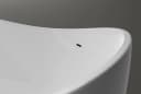 Bernstein Badewanne WAVE Acryl Weiß glänzend Freistehend Oval Bild 3