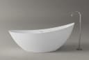 Bernstein Badewanne VICE 2.0 Weiß matt Freistehend Acryl Oval Bild 3