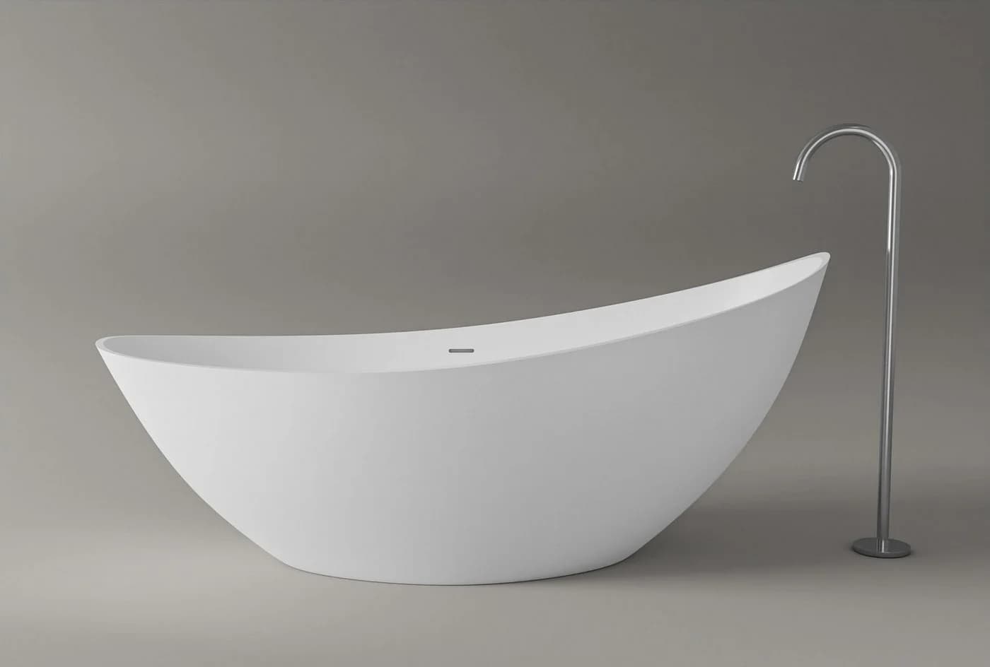 Bernstein Badewanne VICE 2.0 Weiß matt Freistehend Acryl Oval - Bild 3
