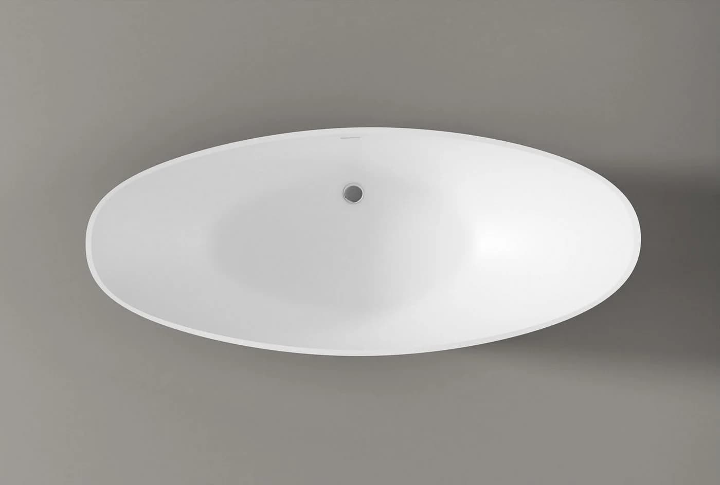 Bernstein Badewanne VICE 2.0 Weiß matt Freistehend Acryl Oval - Bild 4
