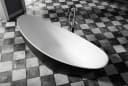 Bernstein Badewanne VICE 2.0 Schwarz/Weiß matt Freistehend Acryl Bild 1