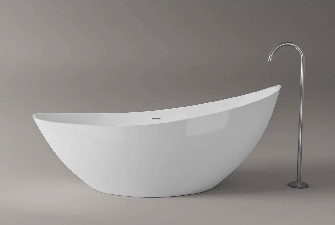 Bernstein Badewanne VICE 2.0 Weiß glänzend Freistehend Acryl - Bild 3