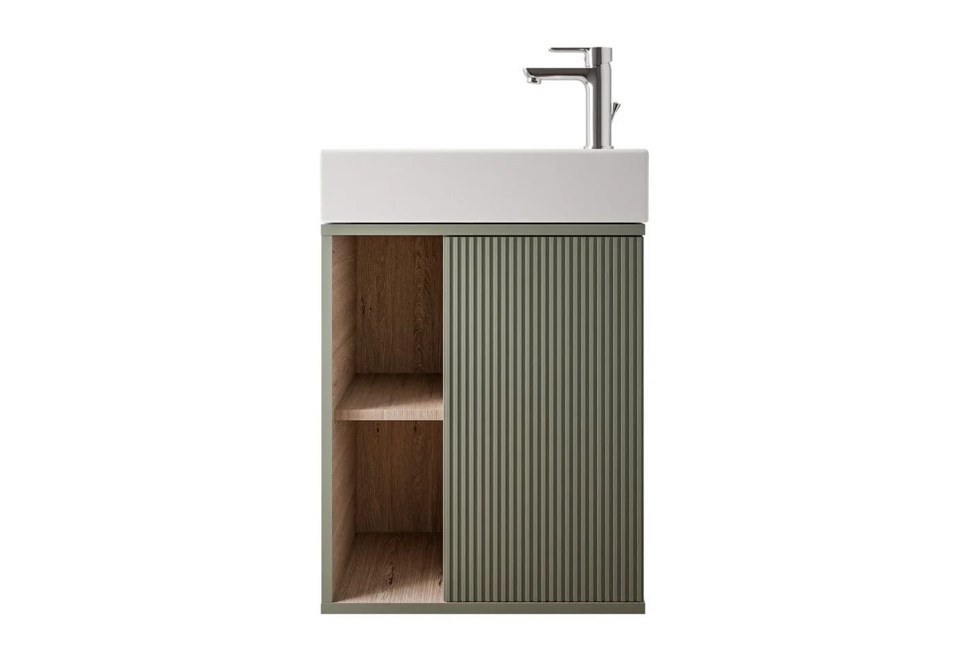 Bernstein Badmöbel-Set BELDIVO Jadegrün mit Waschbecken - Bild 2
