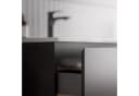 AVA Waschtischunterschrank 100cm mit Keramik-Waschbecken Schwarz matt Bild 5
