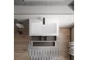 Bernstein AVA Waschbeckenunterschrank 80cm mit Mineralguss-Waschbecken Bild 1
