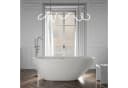 Bernstein Badewanne ROMA 2.0 Freistehend Sanitäracryl Oval Weiß Matt Bild 2