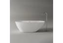 Bernstein Badewanne ROMA 2.0 Freistehend Sanitäracryl Oval Weiß Matt Bild 3