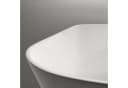 Bernstein Badewanne ROMA 2.0 Freistehend Sanitäracryl Oval Weiß Matt Bild 4