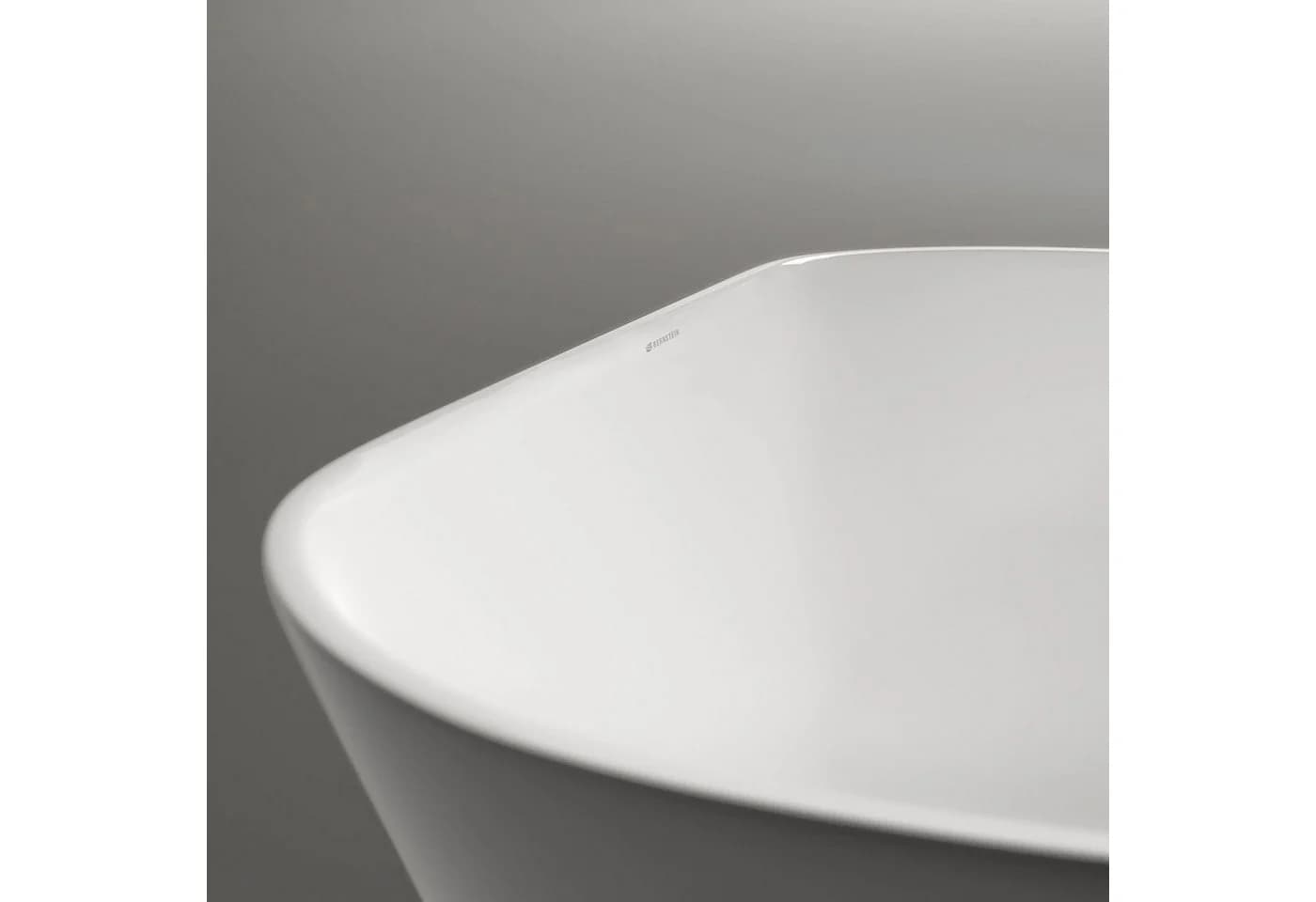 Bernstein Badewanne ROMA 2.0 Freistehend Sanitäracryl Oval Weiß Matt - Bild 4