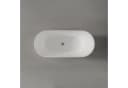 Bernstein Badewanne ROMA 2.0 Freistehend Sanitäracryl Oval Weiß Matt Bild 5