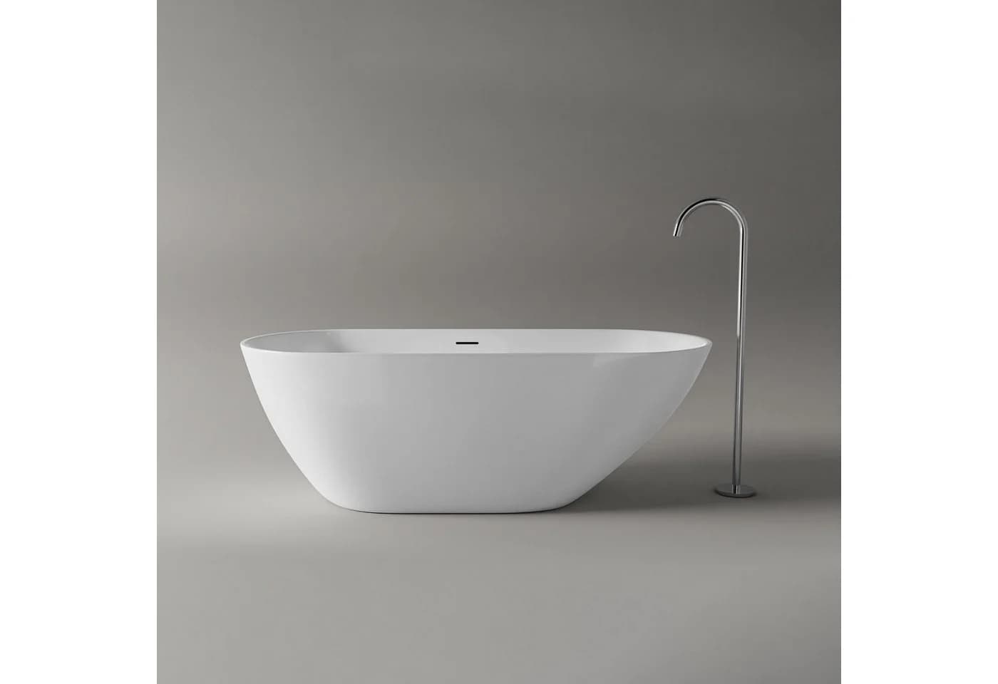 Bernstein Badewanne ROMA 2.0 Oval Weiß Sanitäracryl - Bild 3