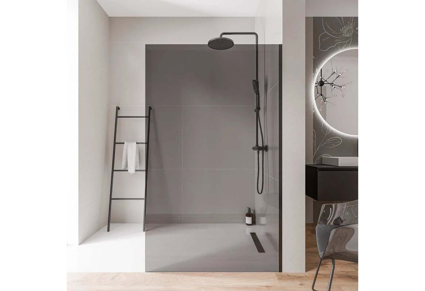Bernstein Walk-In-Dusche Grau Nano-Beschichtung - Bild 2