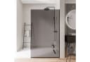 Bernstein Walk-in-Dusche EX102 90x200cm Schwarz matt Grauglas Bild 2