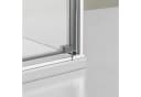 Bernstein Eckdusche NT416 100x80 cm Chrom 8mm ESG Glas Nano Bild 3