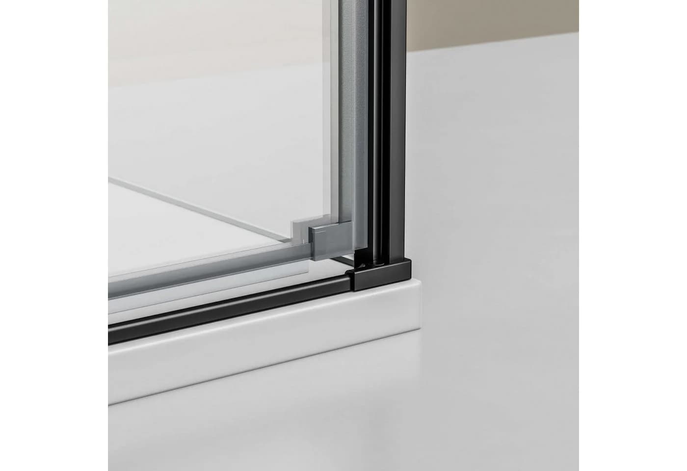 Bernstein Eckdusche NT416 Schwarz 8mm Nano ESG Glas - Bild 3