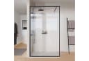 Bernstein Walk-In-Duschwand FRAME Klarglas Schwarz matt ESG-Sicherheitsglas Bild 1