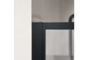 Bernstein Walk-In-Duschwand FRAME Klarglas Schwarz matt ESG-Sicherheitsglas Bild 3