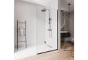 Bernstein Walk-in-Dusche EX102-2 ESG Glas Schwarz matt Bild 2