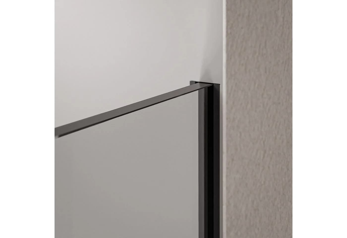 Bernstein Walk-in-Dusche EX102-2 ESG Glas Schwarz matt - Bild 4
