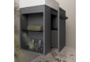 Bernstein Waschtischunterschrank COMPACT 450 Anthrazit Schwarz matt Bild 1