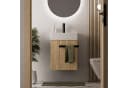 Bernstein Waschbeckenunterschrank COMPACT 450 mit Keramik-Waschbecken Bild 2