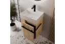 Bernstein Waschbeckenunterschrank COMPACT 450 mit Keramik-Waschbecken Bild 3