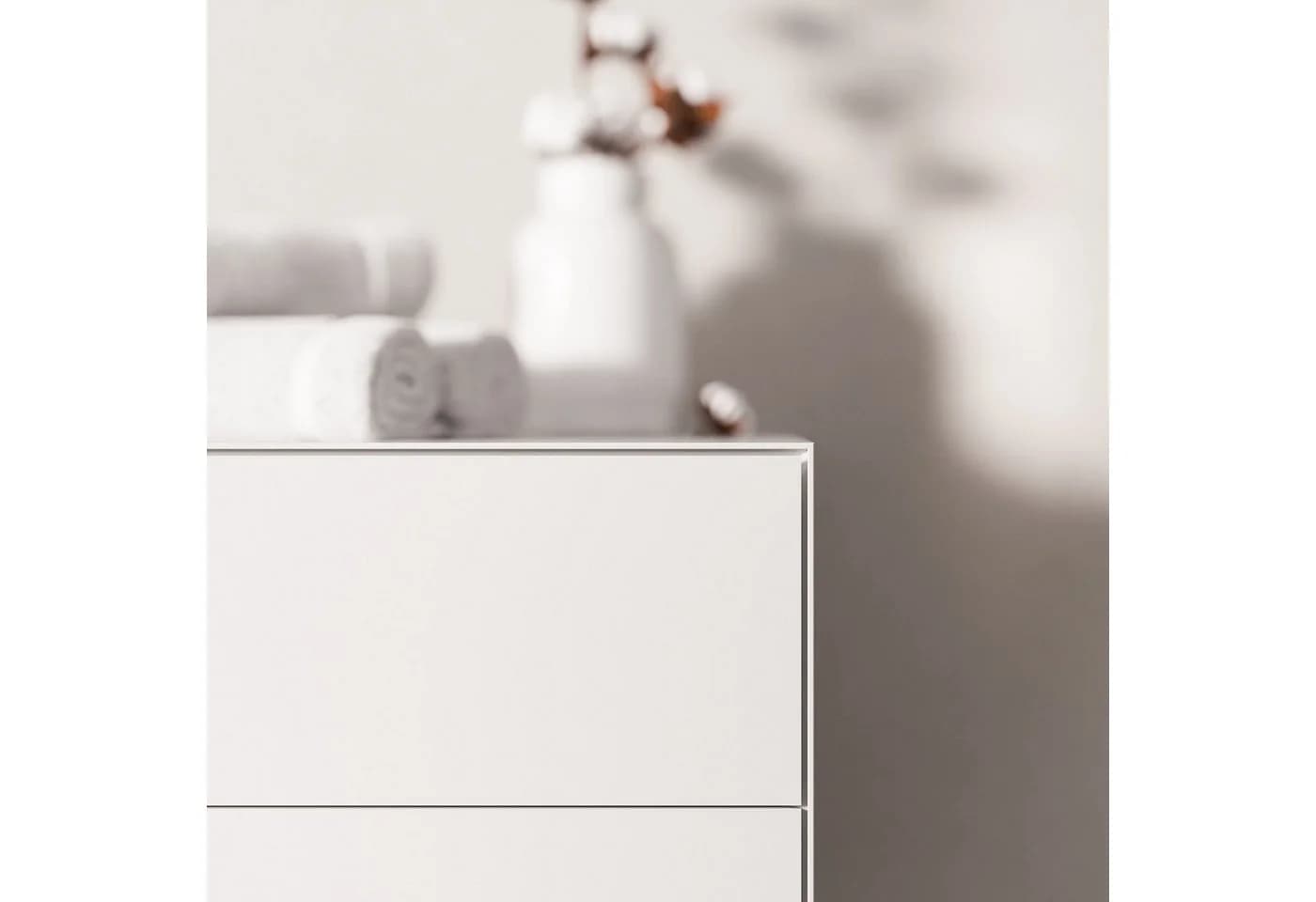 Bernstein MILOU 140cm Unterschrank Weiß matt Push-To-Open - Bild 3