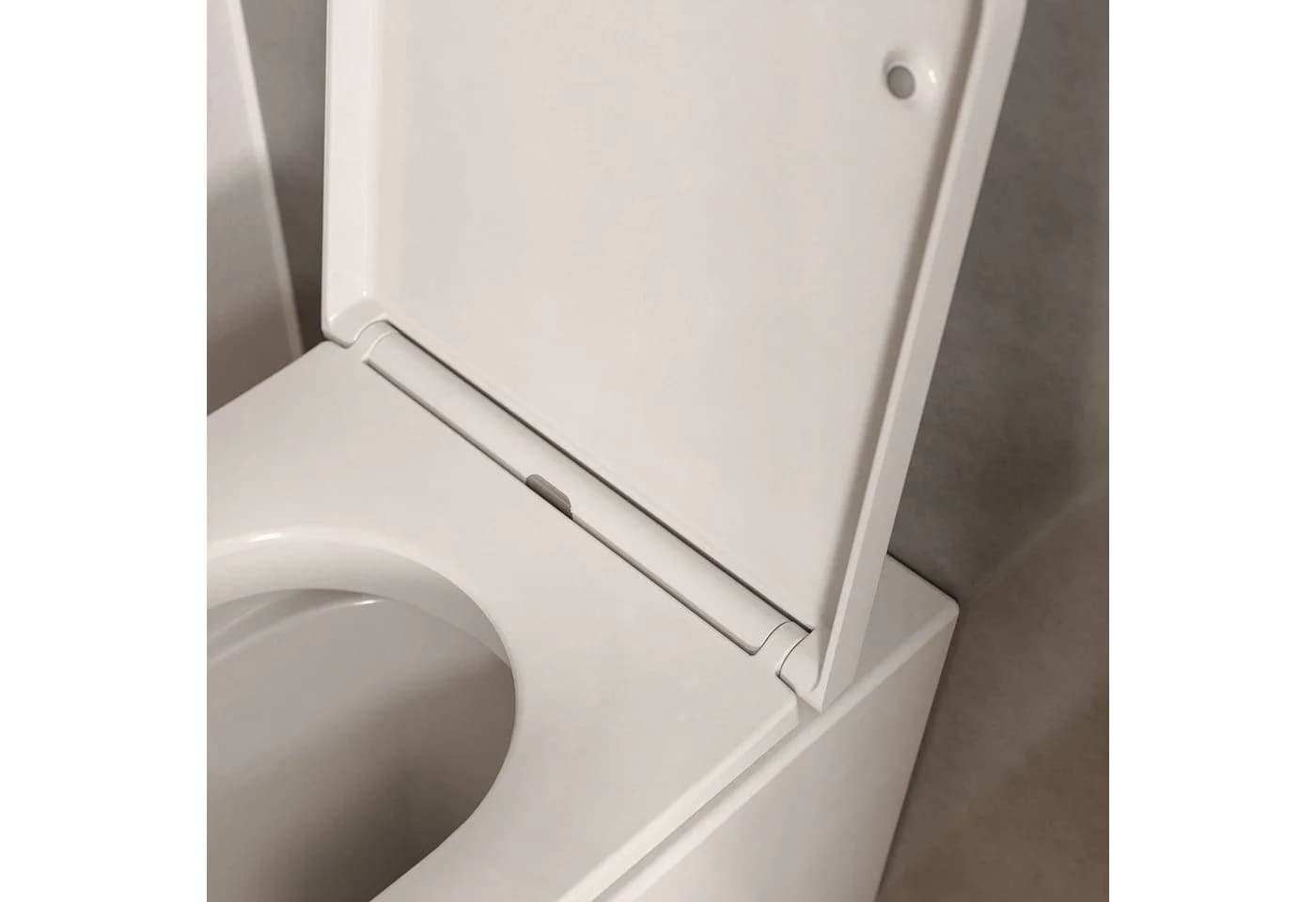 Bernstein LAVOA Wand-WC Set Weiß glänzend Spülrandlos Softclose - Bild 4