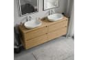 Bernstein Waschbeckenunterschrank VIREO 160cm mit Waschtischplatte 4 Schubladen Bild 1