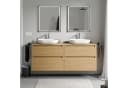 Bernstein Waschbeckenunterschrank VIREO 160cm mit Waschtischplatte 4 Schubladen Bild 2