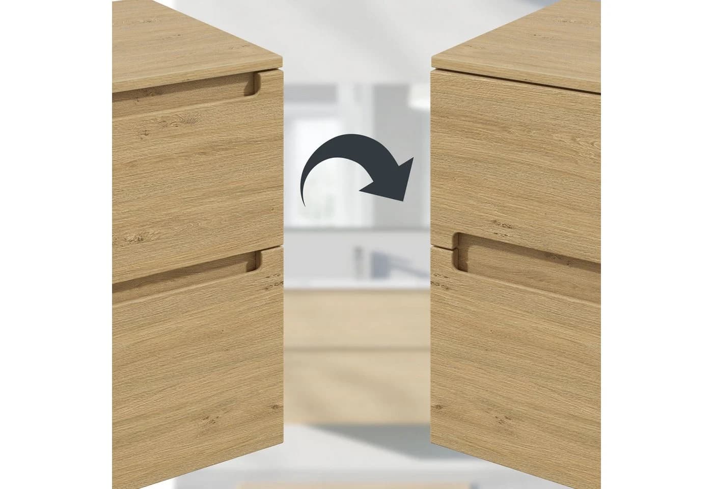 Bernstein VIREO 160cm Waschtischunterschrank mit Doppelwaschbecken - Bild 4