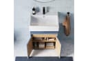 Bernstein BELDIVO Waschbeckenunterschrank 60cm Azurblau matt Bild 3