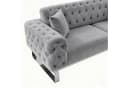 Palms-Store Sofa Set Jumeirah 3-Sitzer+2-Sitzer+Sessel in Samtstoff, Spar-Set, in 5 Stofffarben & 3 Fußvarianten erhältlich Bild 5