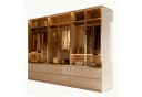Palms-Store Kleiderschrank Luxemburg 6-Türig Beige/Gold Hochglanz Bild 2