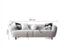 Palms-Store Sofa Set Marsilia mit Zierkissen, 3 Farben Bild 4